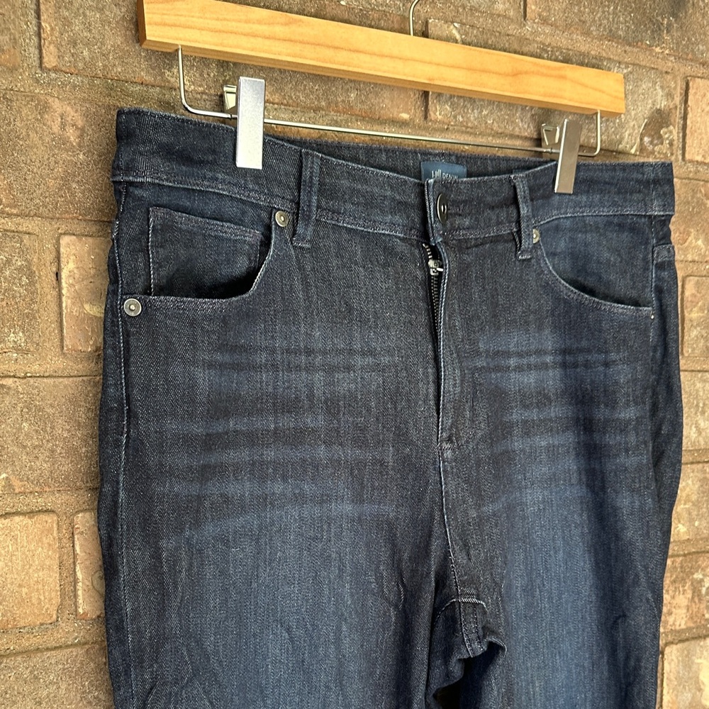 J. Jill Women's High Rise Jeans - Dark Blue - Picture 7 of 11